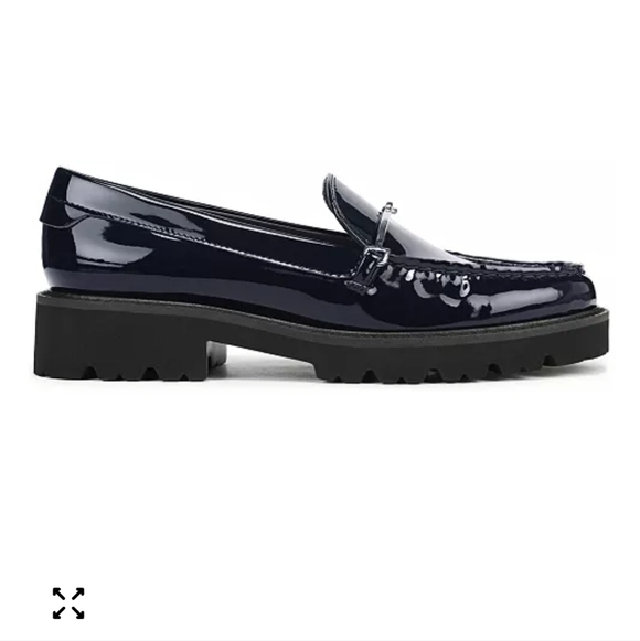 NIB Franco Sarto Senna Round Toe Lug Sole Loafers Women's Size 5.5M - Picture 2 of 16